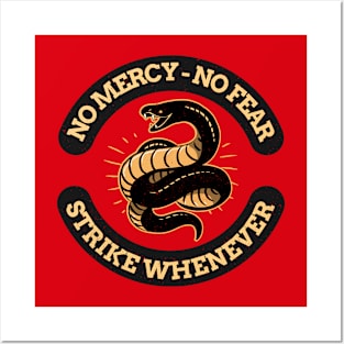 SNAKE - NO MERCY Posters and Art